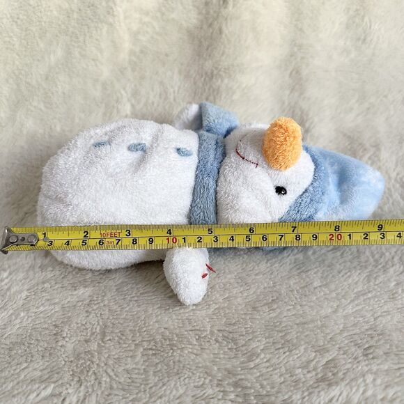 Ty Pluffies Windchill Snowman Winter Plush Stuffed Animal Toy Beanbag - Picture 6 of 6